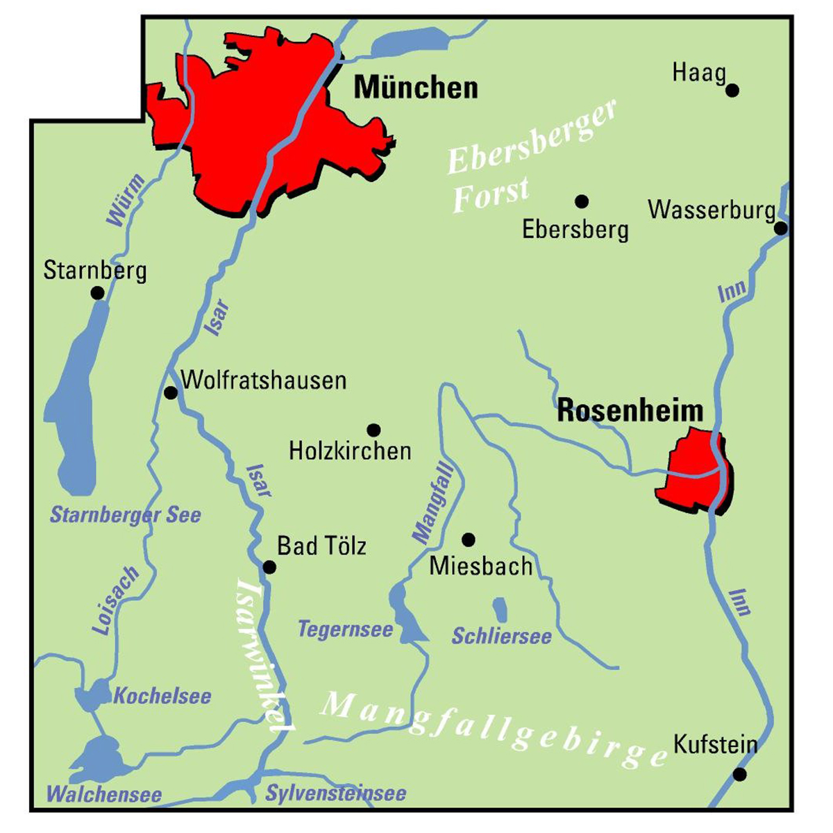 ADFC-Regionalkarte München/Alpenvorland