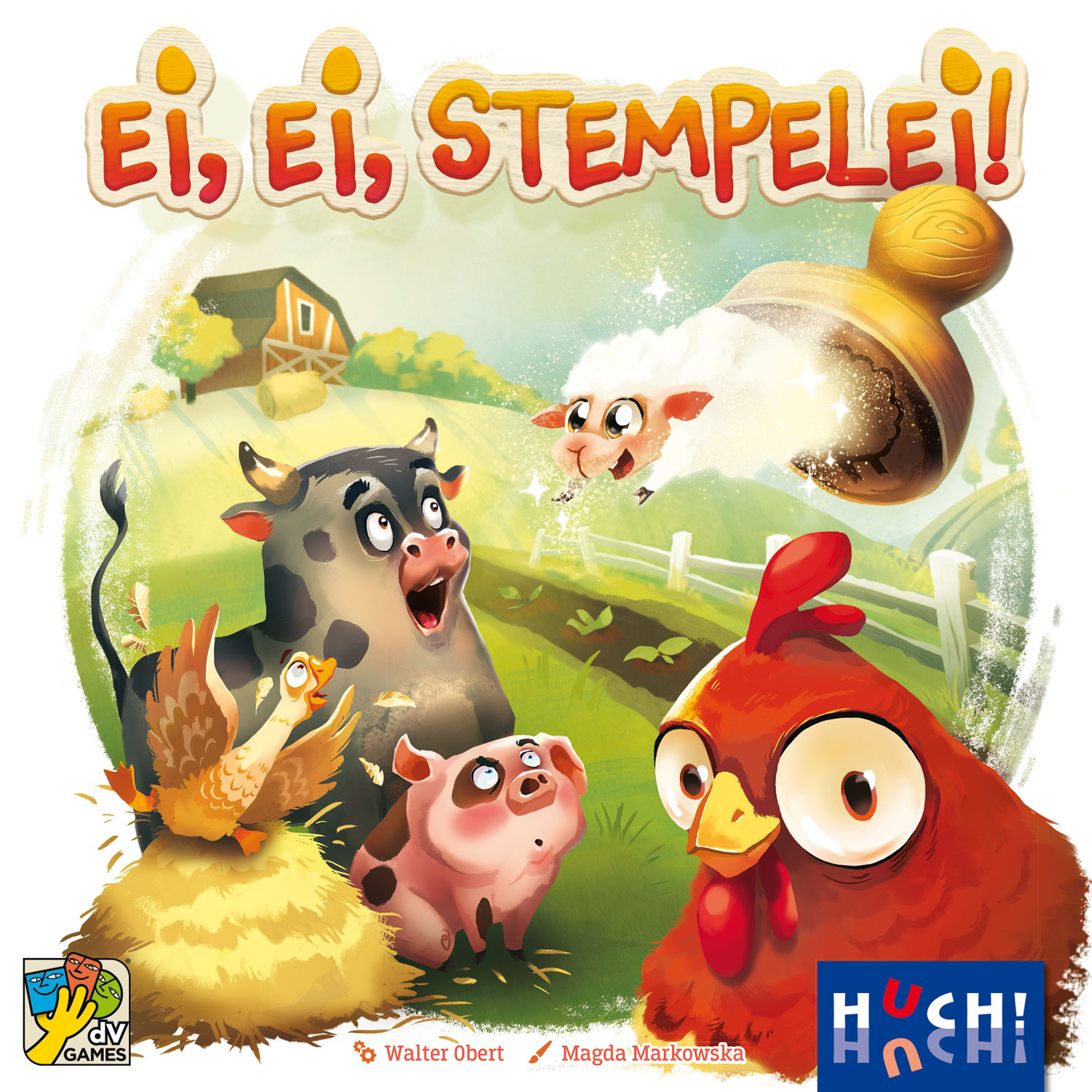 Würfel- und Stempelspiel "Ei, Ei Stempelei!"