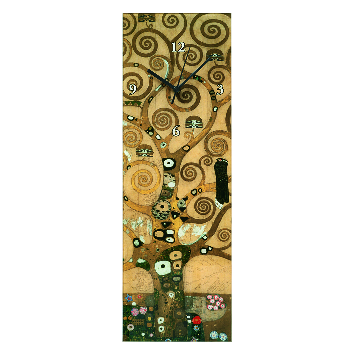 Gustav Klimt: Wanduhr "Lebensbaum"