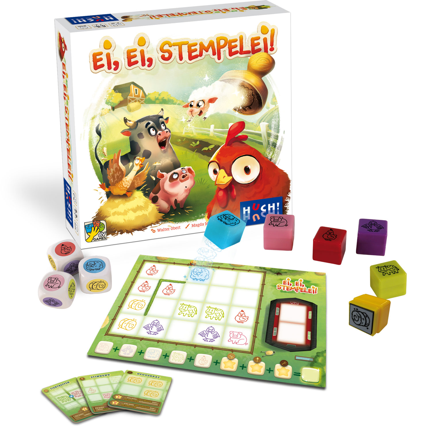 Würfel- und Stempelspiel "Ei, Ei Stempelei!"