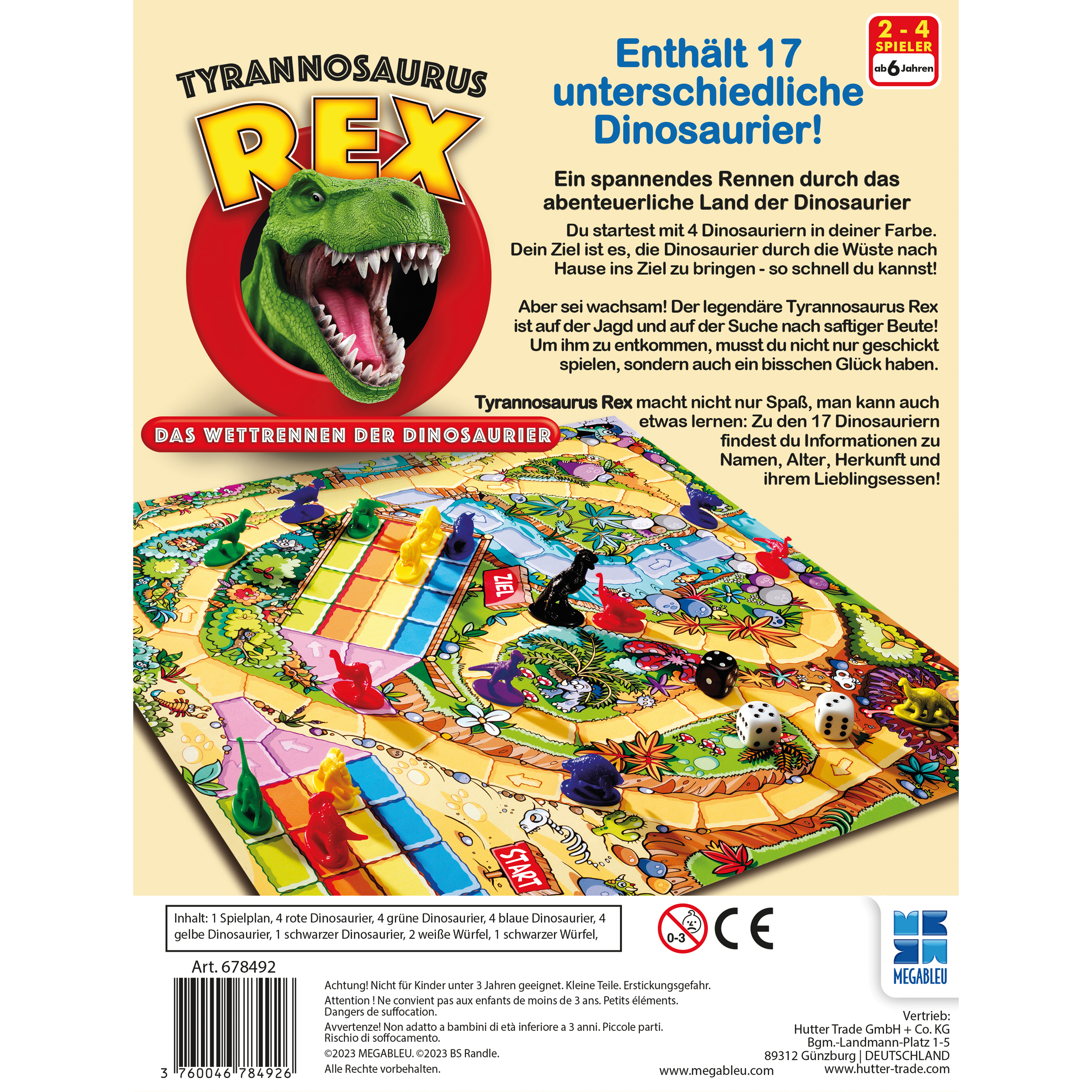 Würfelspiel "Tyrannosaurus Rex"