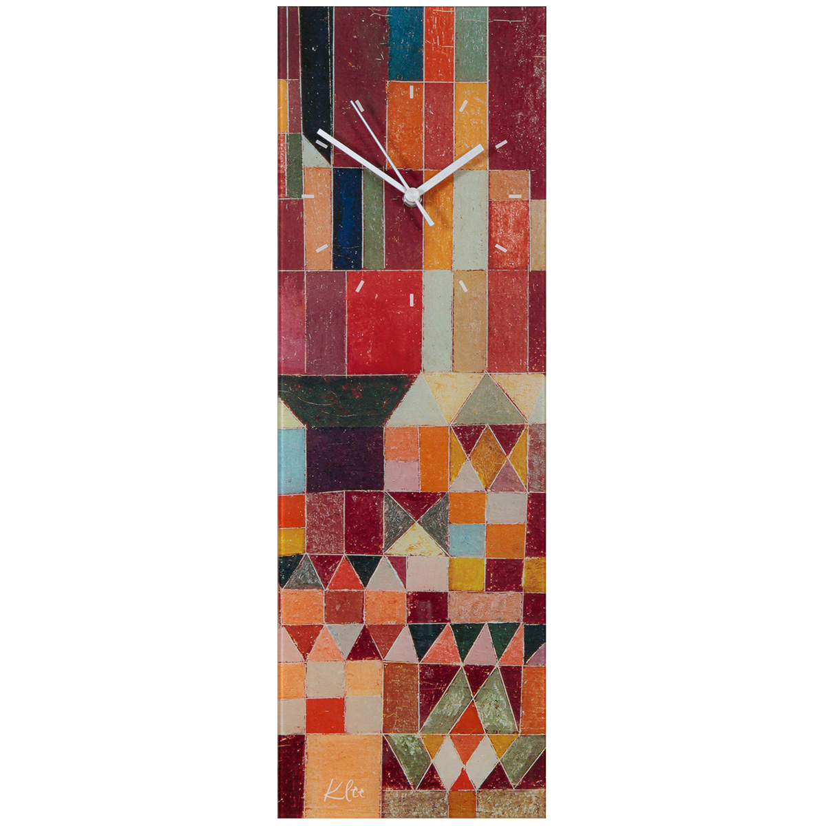 Paul Klee: Wanduhr "Burg und Sonne"