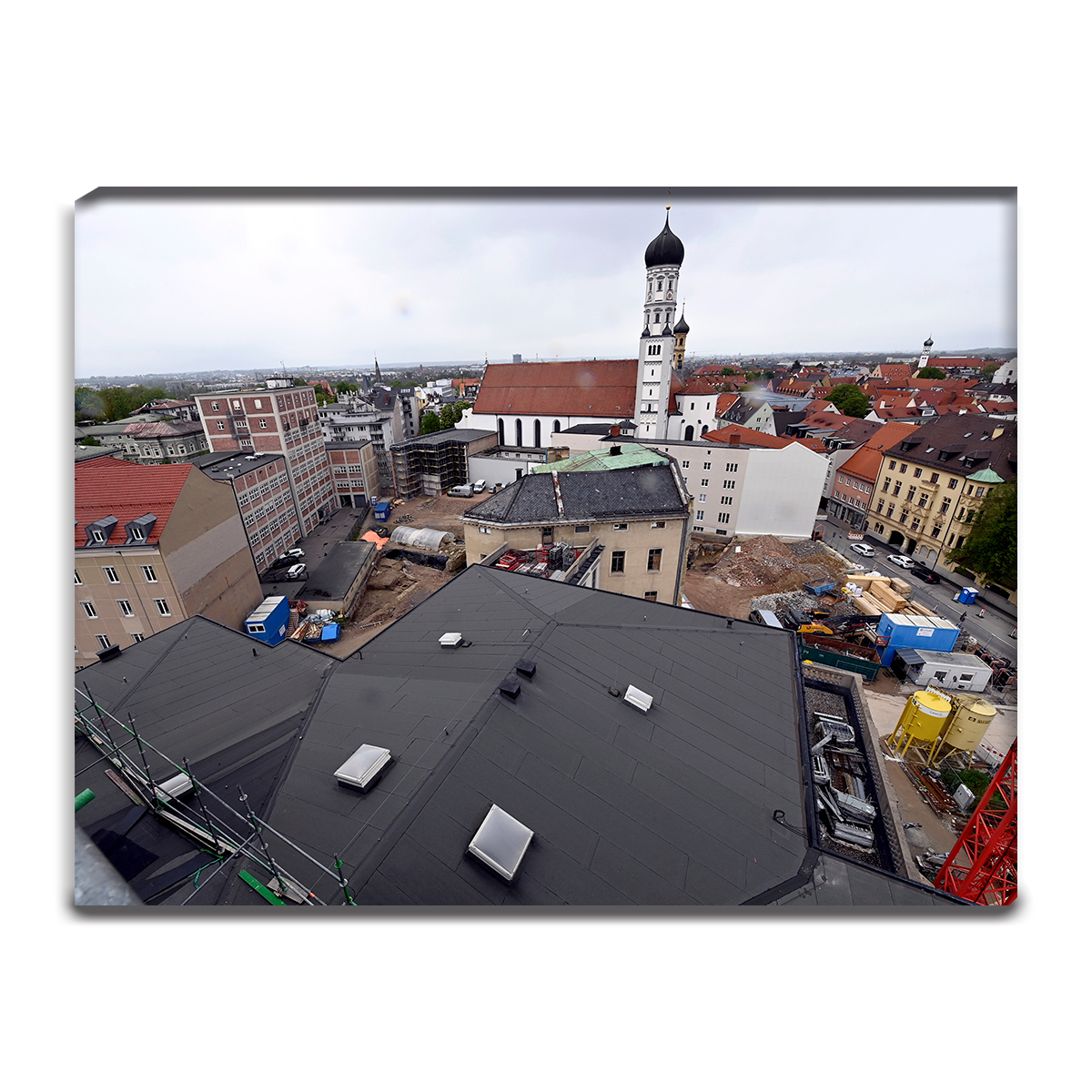 Staatstheater Augsburg "Blick auf die Baufläche"