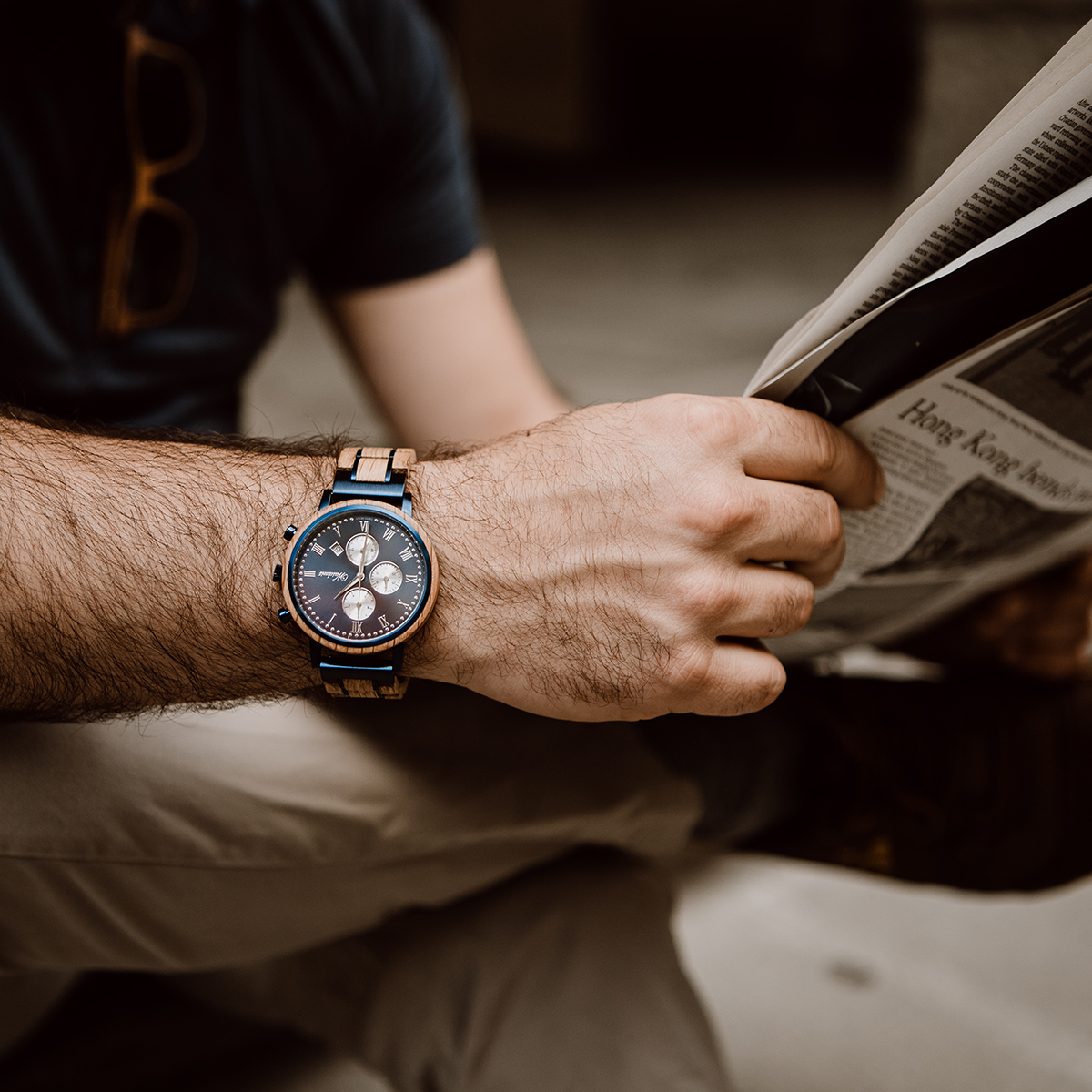 Herrenuhr “Chronograph Swiss Mountain Navy“