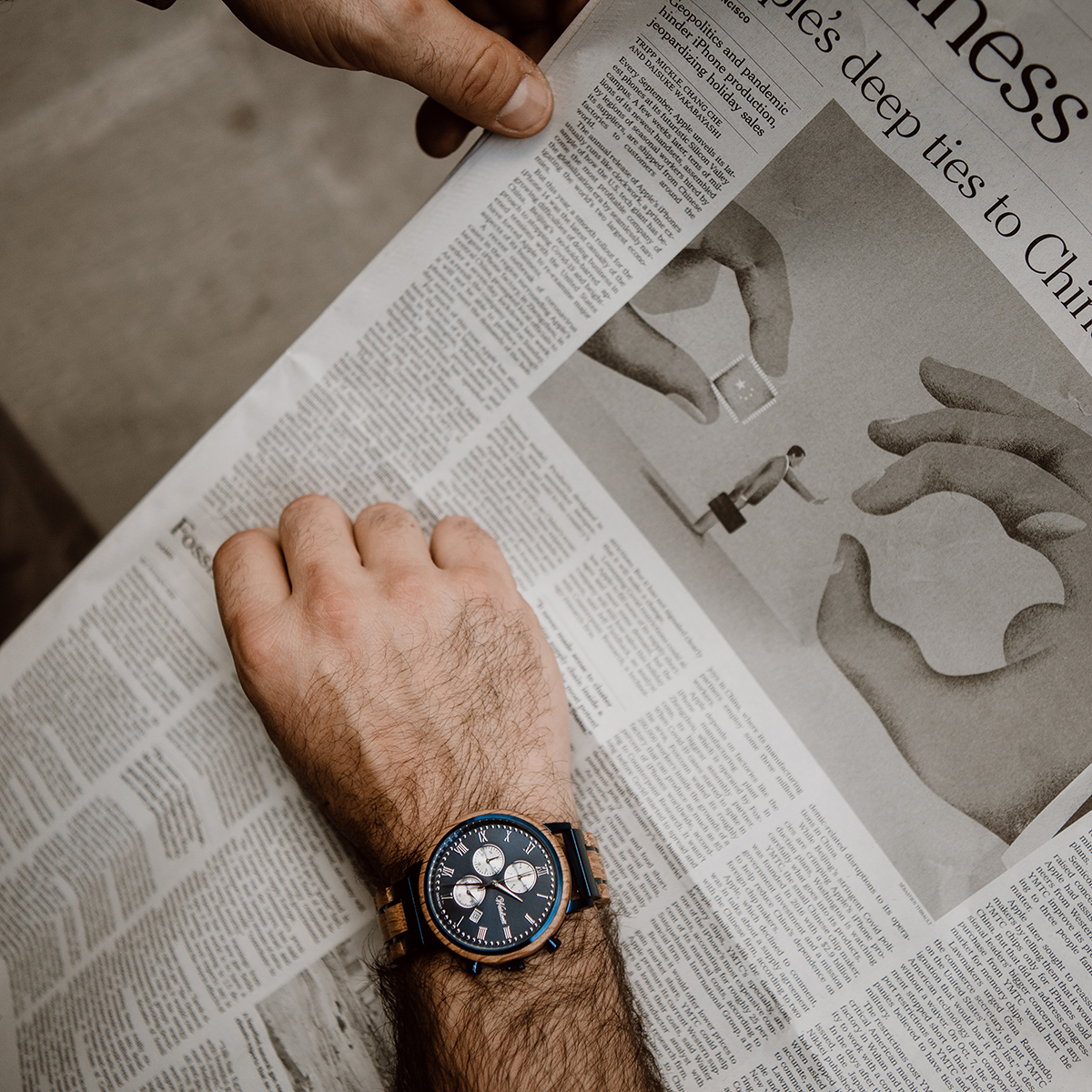 Herrenuhr “Chronograph Swiss Mountain Navy“