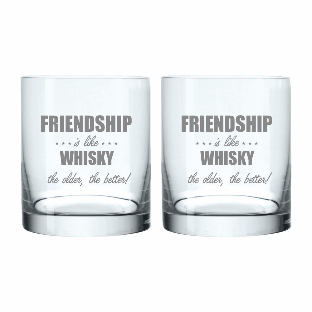 Whisky Glas Friendship 2er Set