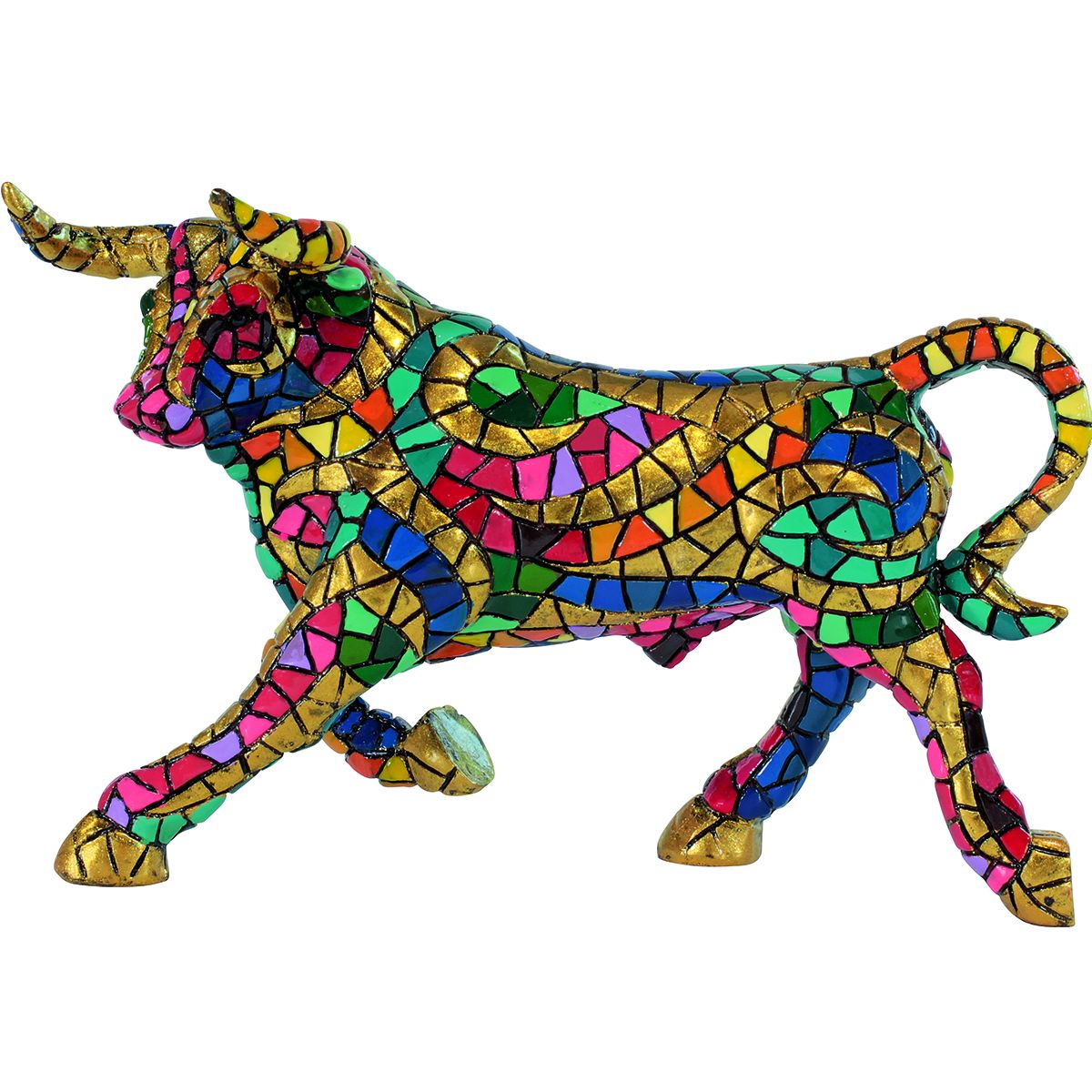 Mosaikfigur "El Toro Mosaico II"