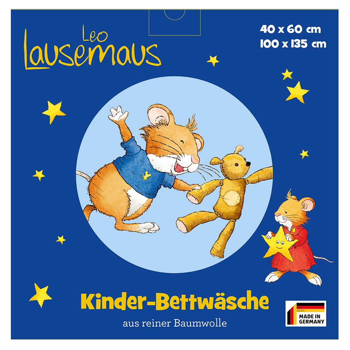 Leo Lausemaus Kleinkinder-Bettwäsche-Set