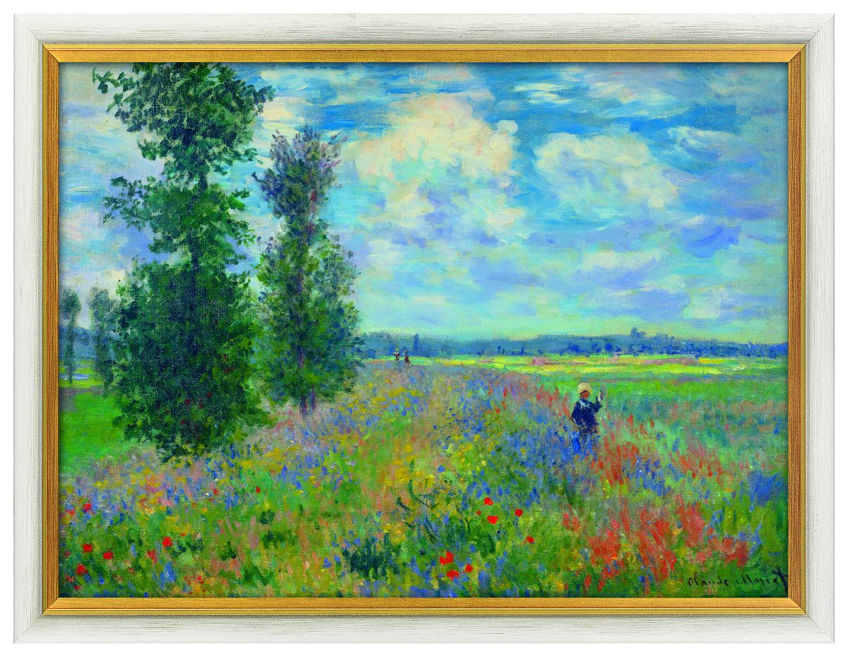 Claude Monet: Bild "Les Coquelicots (environs de Argenteuil) - Mohnfeld bei Argenteuil"