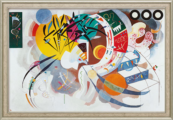 Wassily Kandinsky: Bild "Dominant curve" (1936), gerahmt