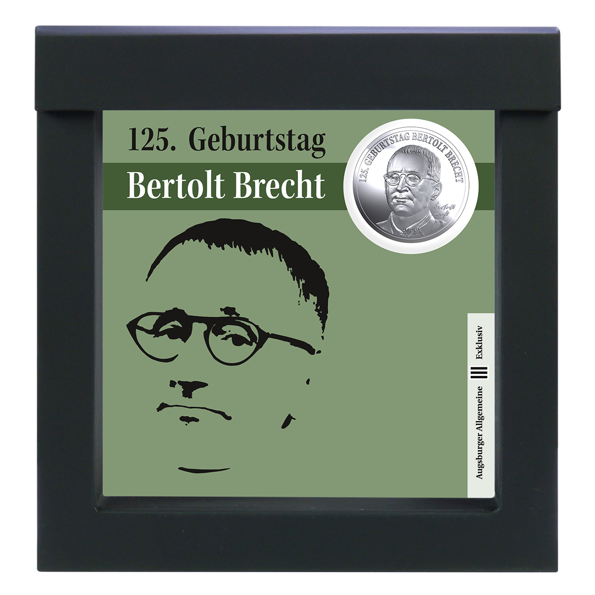 Medaille "125 Jahre Bertolt Brecht"