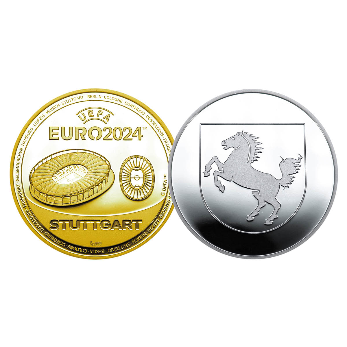 Sonderprägung UEFA EURO 2024™ Stuttgart