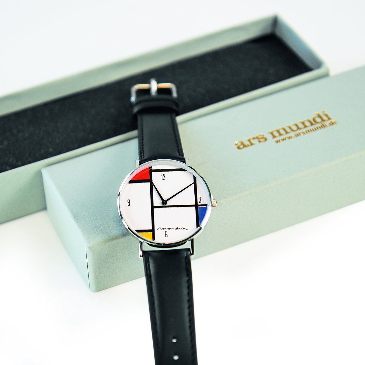 Künstler-Armbanduhr "Mondrian - Tableau Nr. IV"