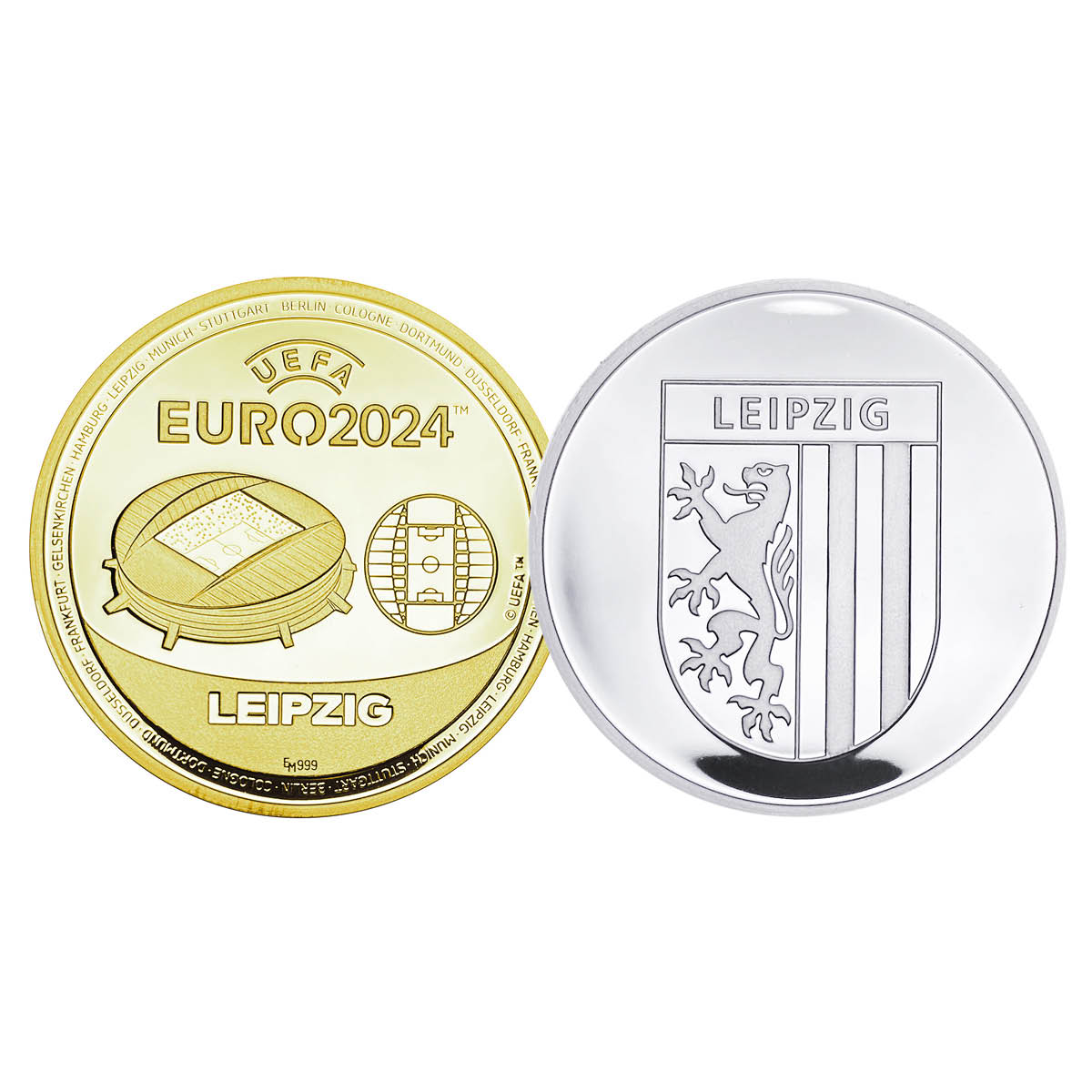 Sonderprägung UEFA EURO 2024™ Leipzig